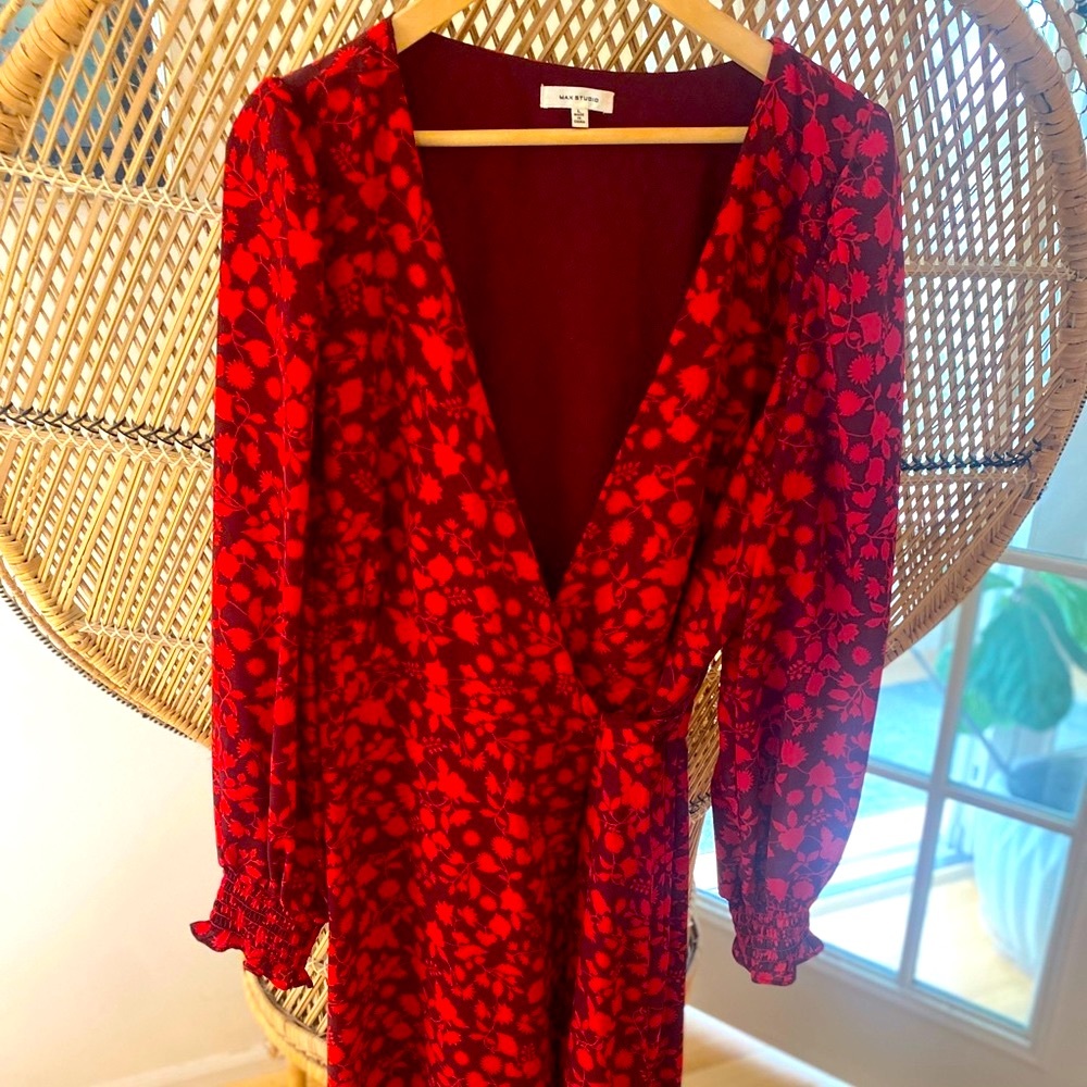 Max Studio wrap dress